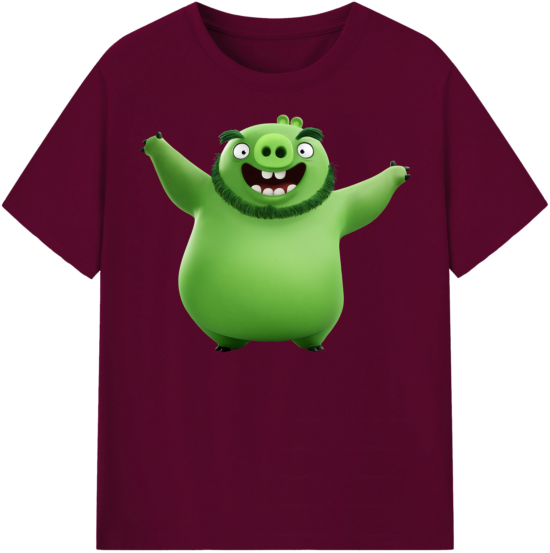 （画像用） Angry Birds アングリーバード レディースカジュアルプリントTシャツ（綿100％）